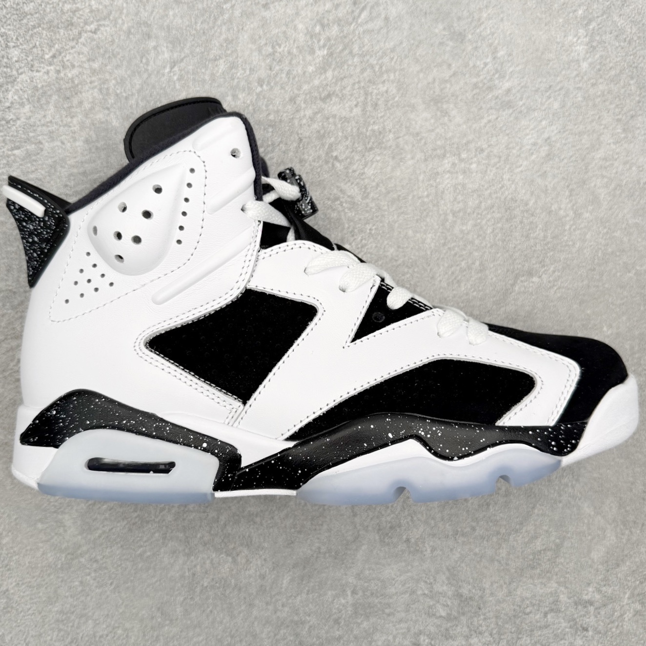 ＃XP纯原 Air Jordan AJ6 Retro 奥利奥黑白 CT8529-108 原楦原纸板开发 