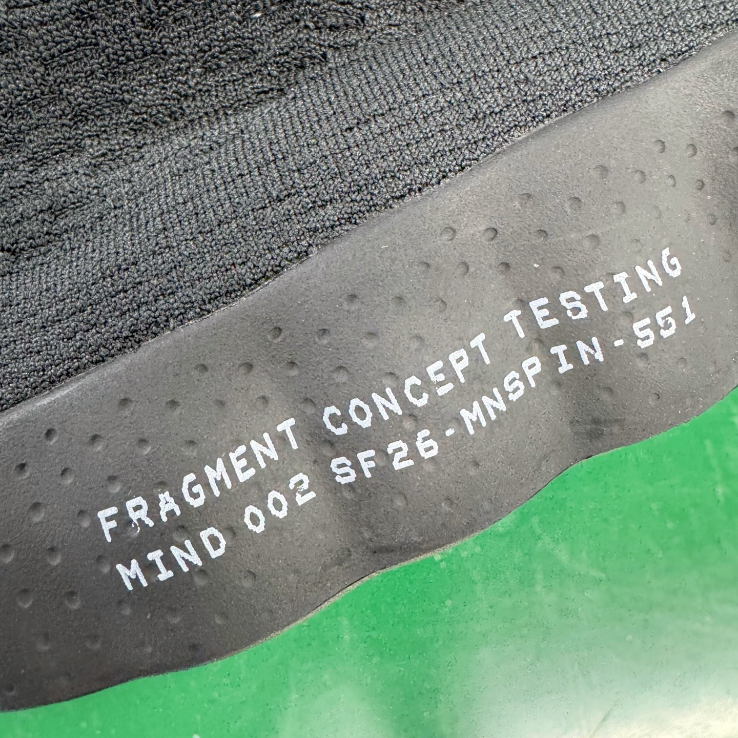 ＃LJ渠道版 Fragment Design x NK Mind 002 藤原浩联名 足底按摩舒适运动休