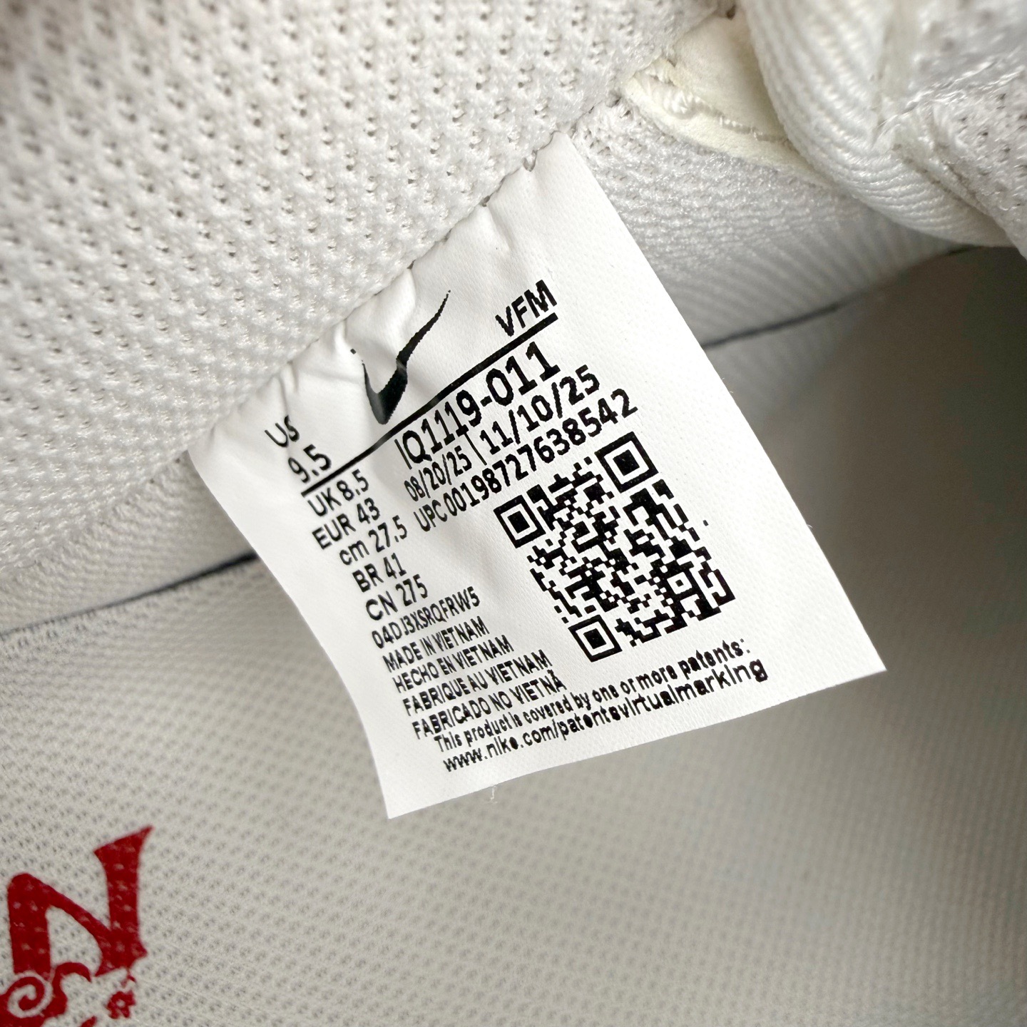 ＃GX NK Air Force 1 Low '07 空军一号低帮经典板鞋 CNY马年限定 IQ1119