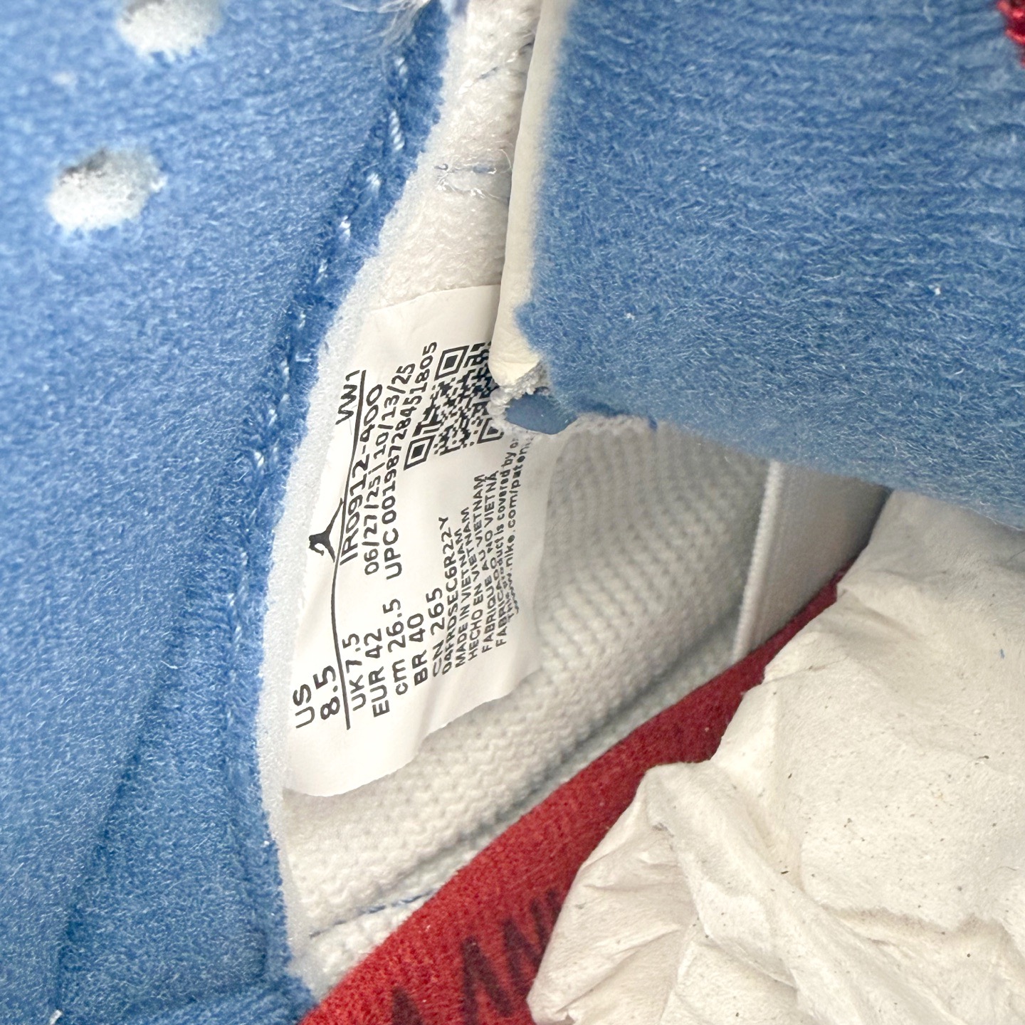 ＃K版纯原 levi’s × Jordan Air Jordan 3 Retro SP 李维斯联名蓝白 