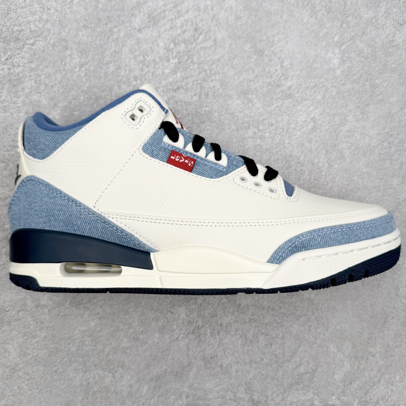 ＃K版纯原 levi’s × Jordan Air Jordan 3 Retro SP 李维斯联名蓝白 