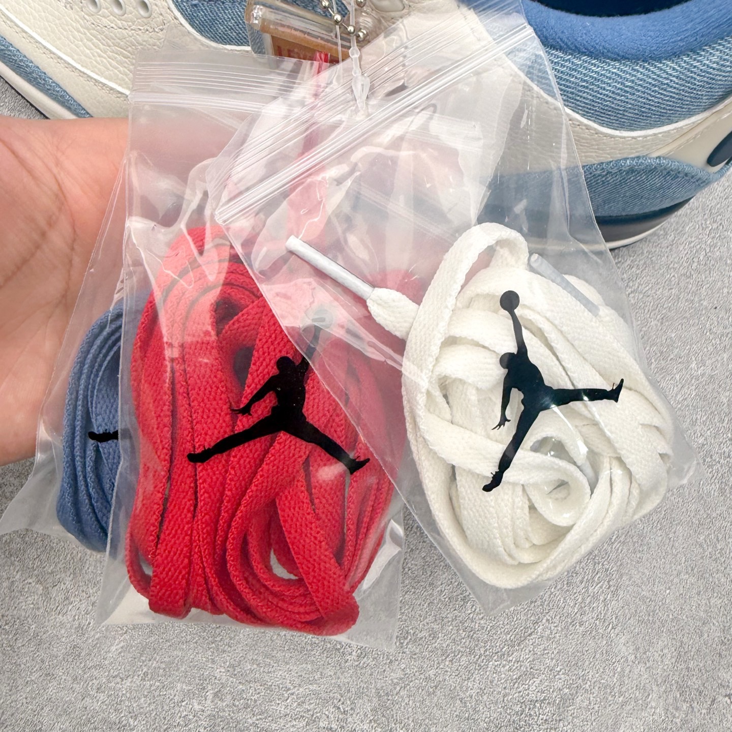 ＃K版纯原 levi’s × Jordan Air Jordan 3 Retro SP 李维斯联名蓝白 