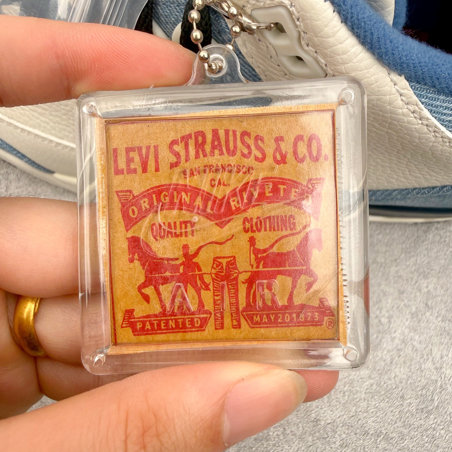 ＃K版纯原 levi’s × Jordan Air Jordan 3 Retro SP 李维斯联名蓝白 