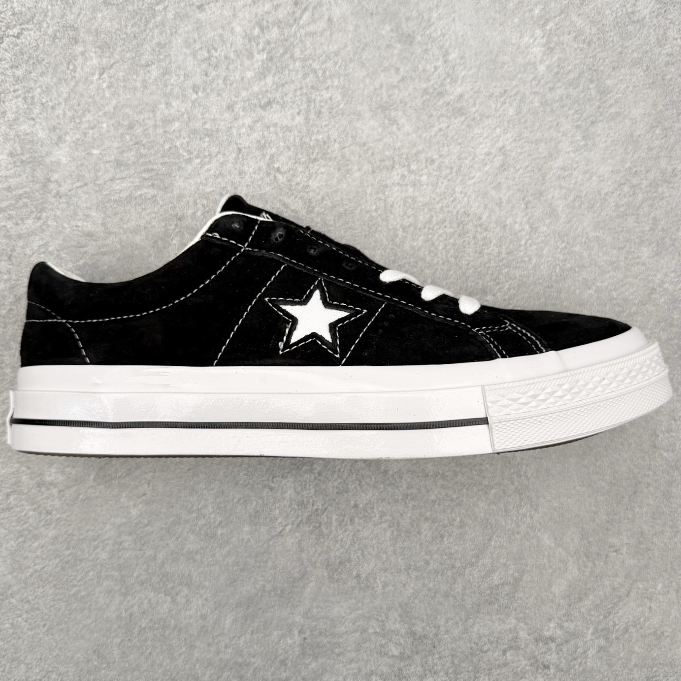 Converse One Star木村一星硫化板鞋日产经典鞋身长绒翻毛皮市面正确硅蓝PU中底原装硫化工艺