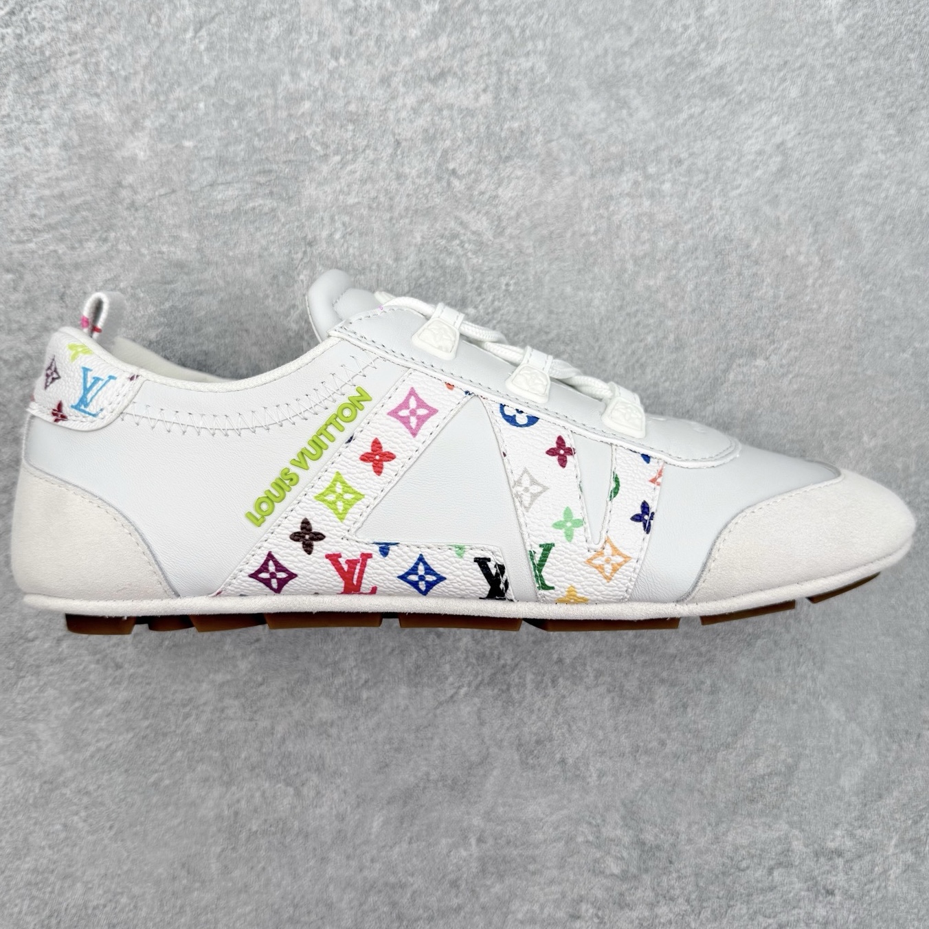 LOUIS VUITTON x Takashi Murakami 村上隆 联名款 Sneakerina 圆头系带 低帮 生活休闲鞋 女款 编码:Fby4936000