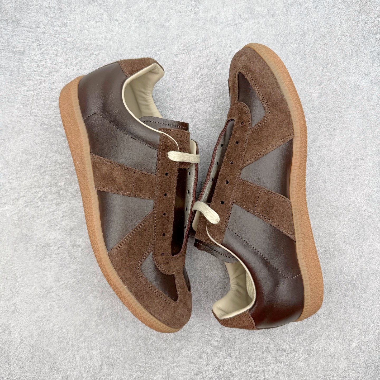 ＃GD广顶 Maison Margiela Calfskin Replica 马吉拉复古低帮时尚德训鞋 