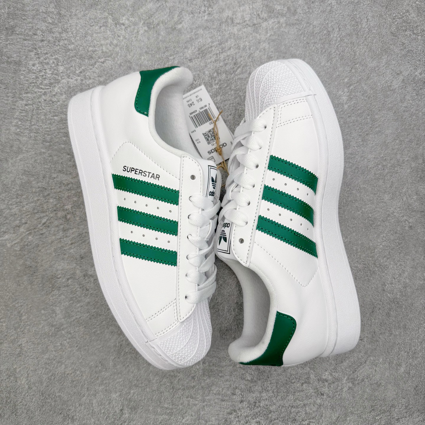＃DT AD Originals Superstar 经典贝壳头休闲板鞋 JQ4730 平台正单 全套原