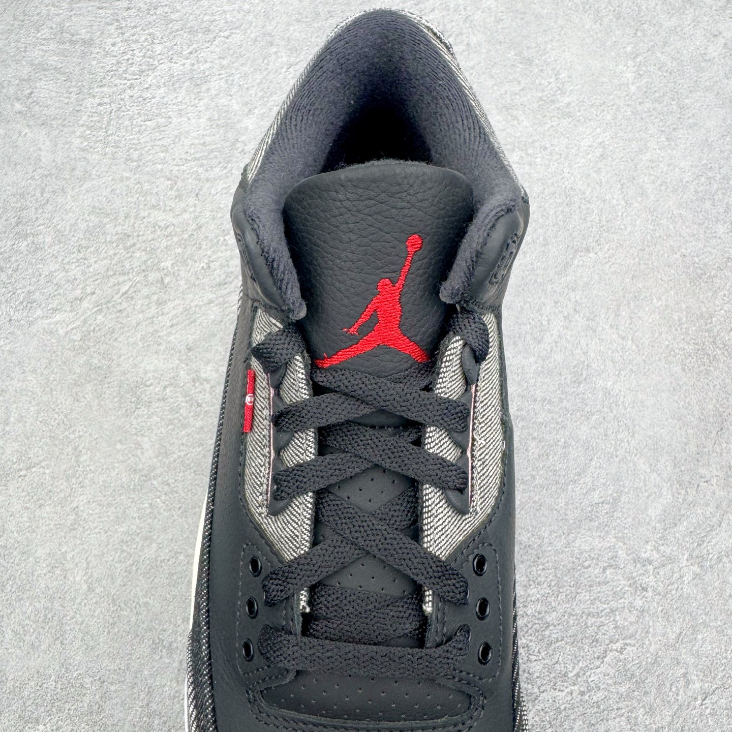 ＃K版纯原 Levi's x Air Jordan AJ3 Retro 李维斯联名黑色 IR0914-4