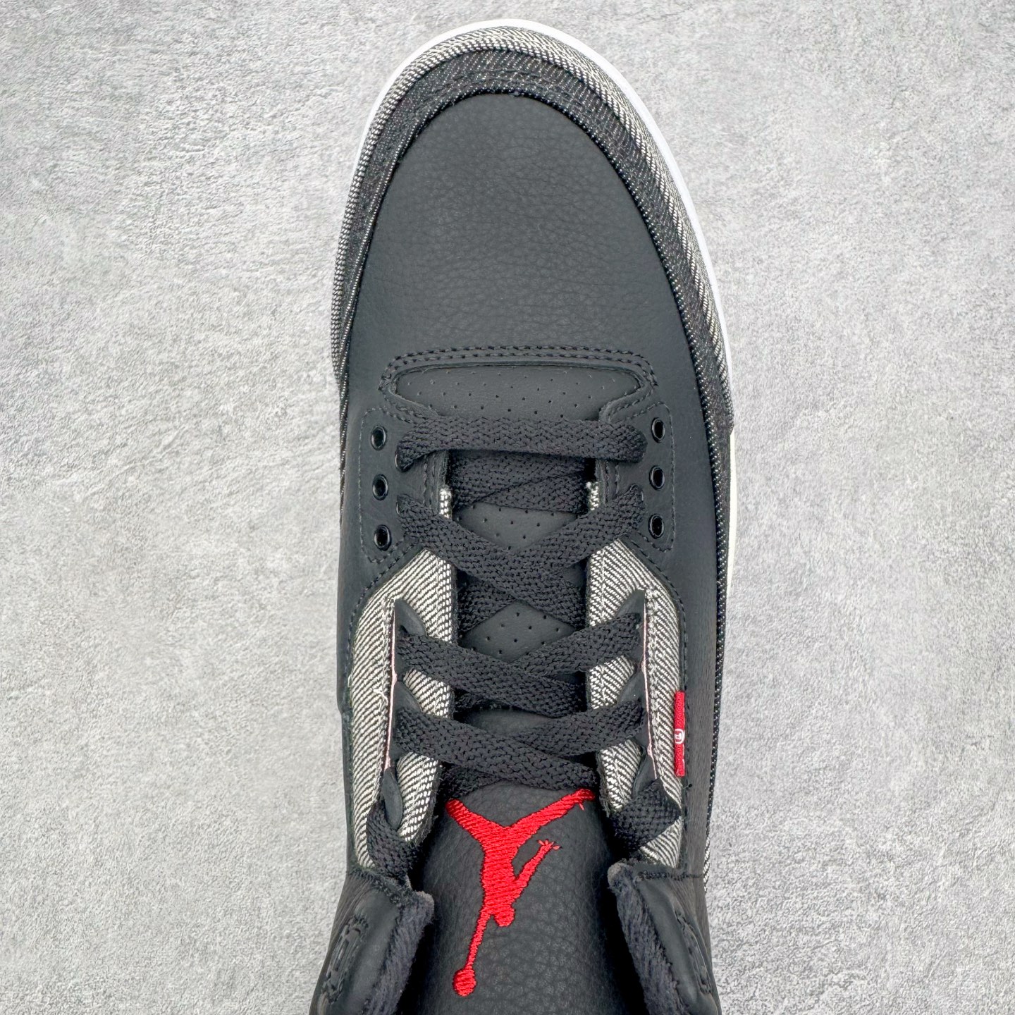 ＃K版纯原 Levi's x Air Jordan AJ3 Retro 李维斯联名黑色 IR0914-4