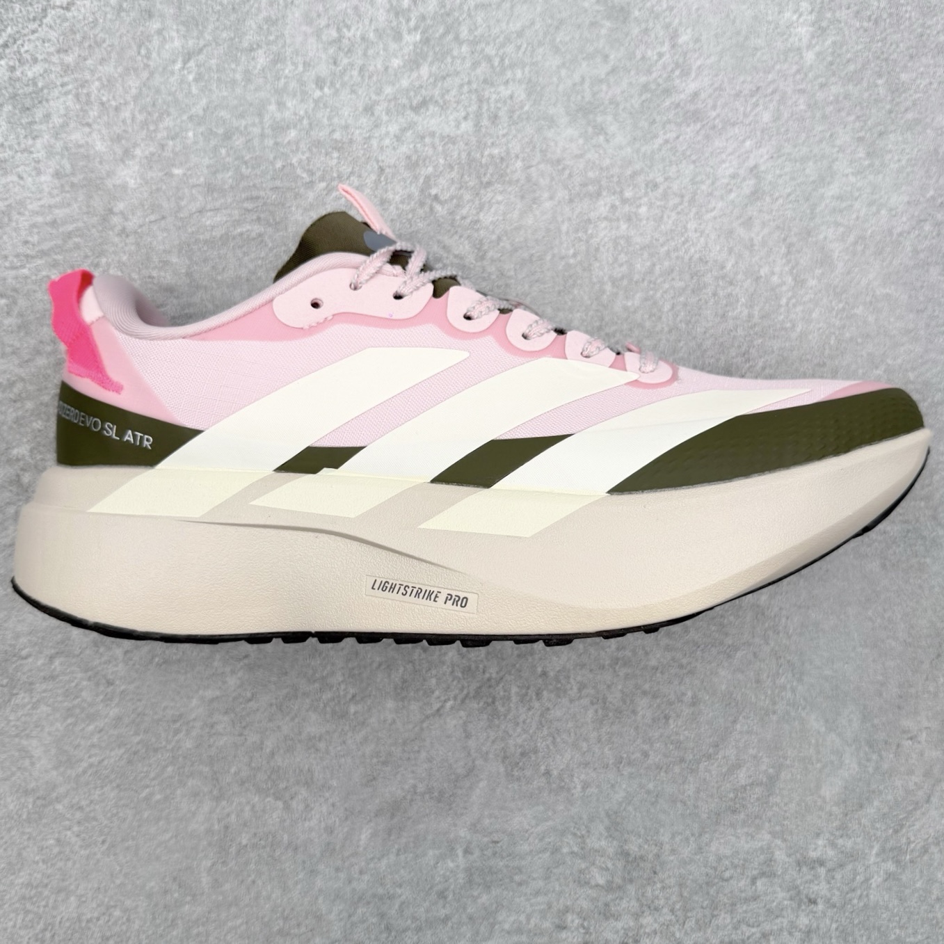 AD Adizero EVO SL ATR M 马拉松竞速专业跑鞋 CELERMESH针织网面非常轻薄 