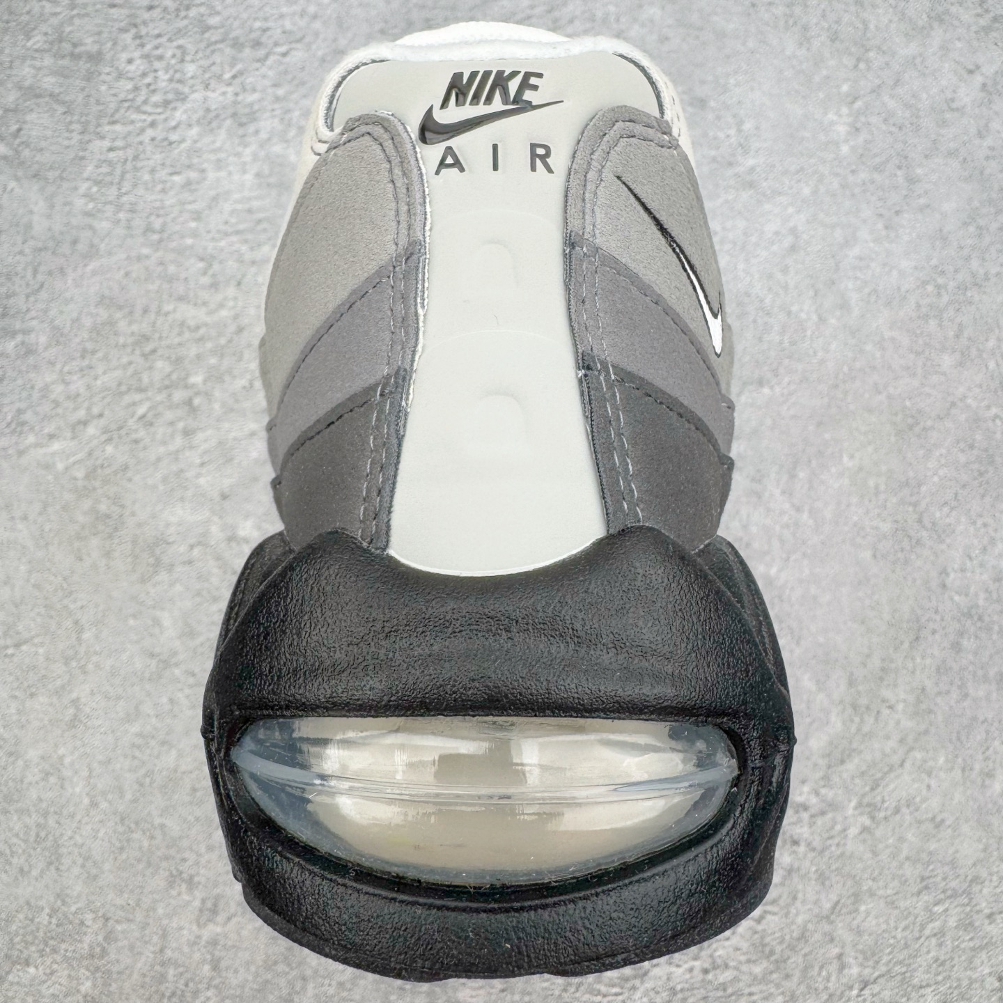＃KZ神版 NK Air Max 95 OG 舒适百搭耐磨低帮气垫休闲跑步鞋 黑灰白 HM4740-00