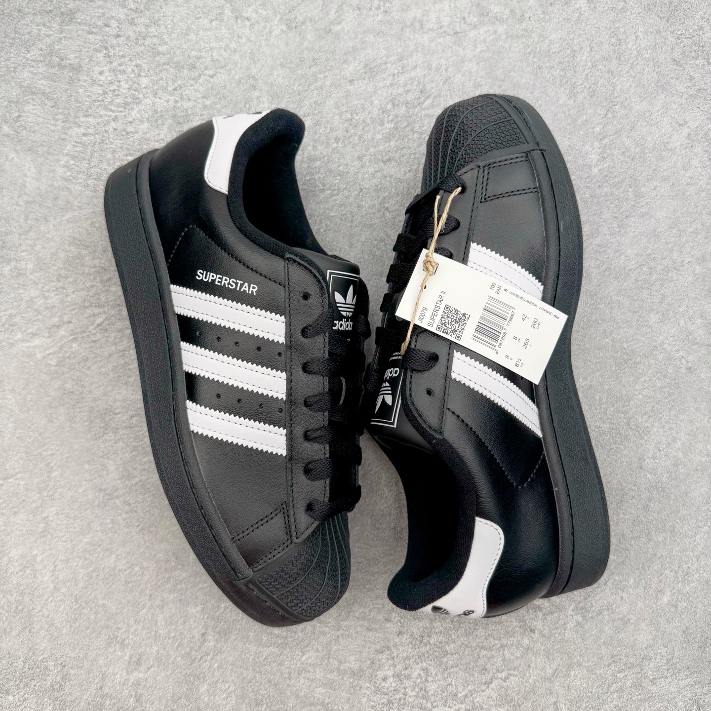 ＃DT AD Originals Superstar 经典贝壳头休闲板鞋 JI0079 平台正单 全套原