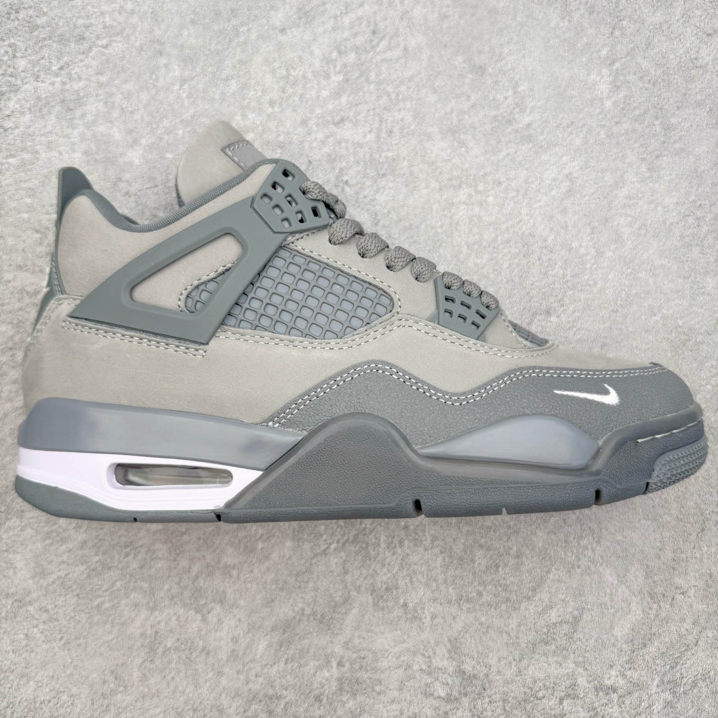 Nigel Sylvester x Air Jordan AJ4 Retro 联名灰色 货号：HF434