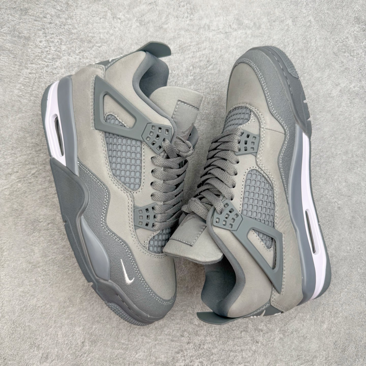 Nigel Sylvester x Air Jordan AJ4 Retro 联名灰色 货号：HF434
