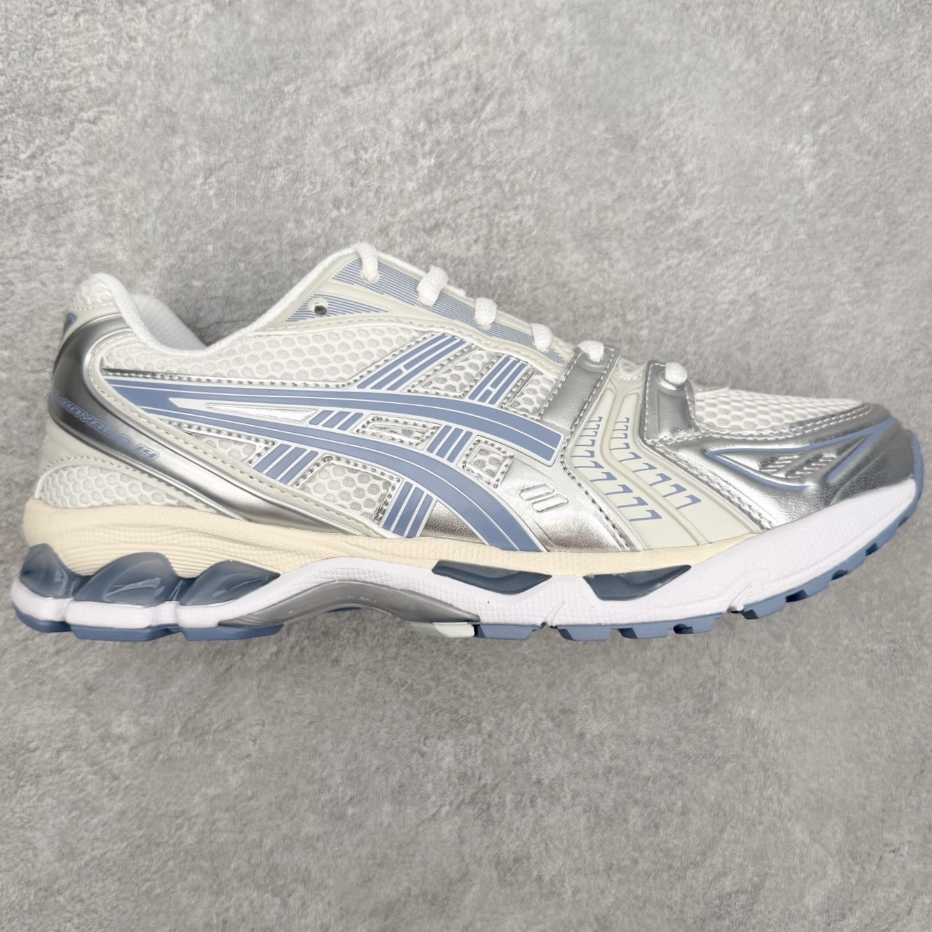 Asics Gel-Kayano K14 亚瑟士系列复古舒适织物合成革减震防滑耐磨低帮休闲跑步鞋 市场顶
