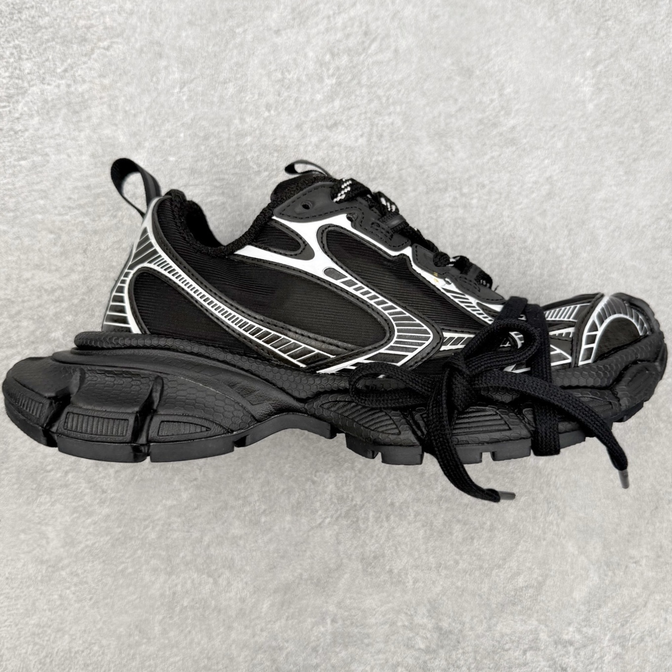 ＃纯原特价‼️BALENCIAGA 3XL Sneakers 巴黎世家十代网布系带低帮走秀复古老爹鞋 实