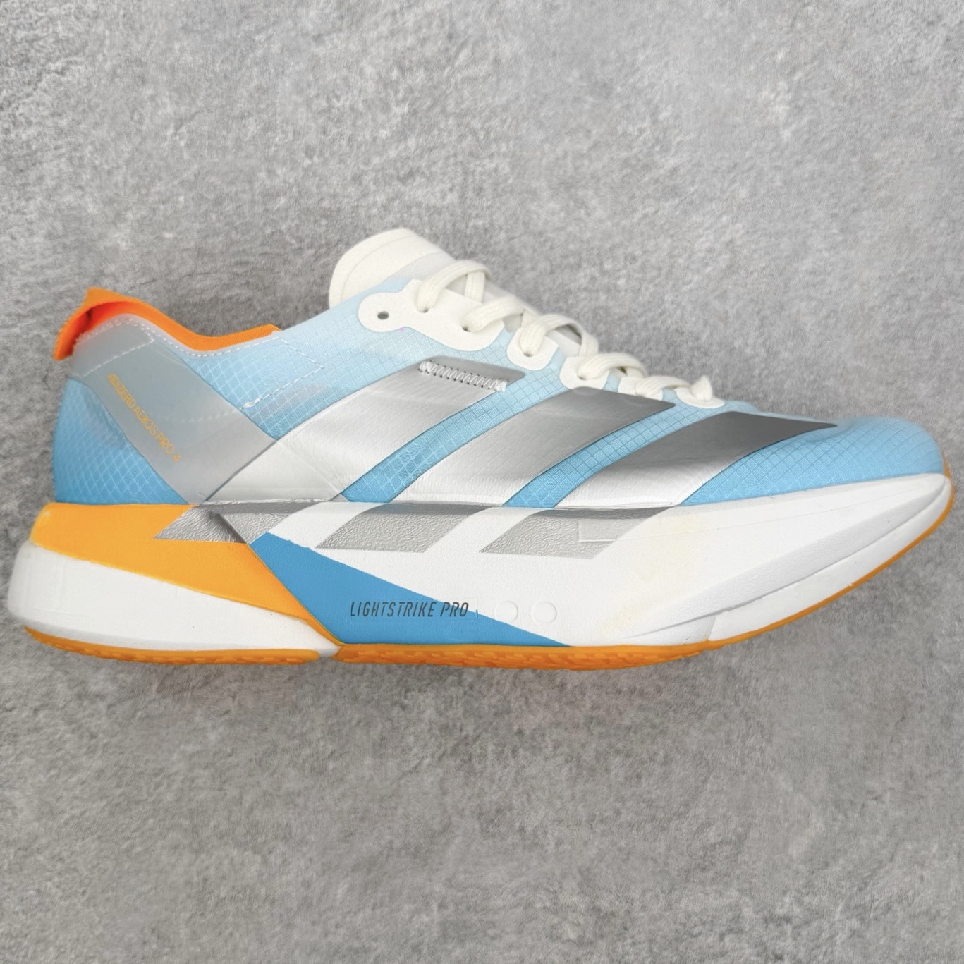 AD Adizero ADIOS 4 M 马拉松竞速专业跑鞋 JR6367 CELERMESH针织网面非