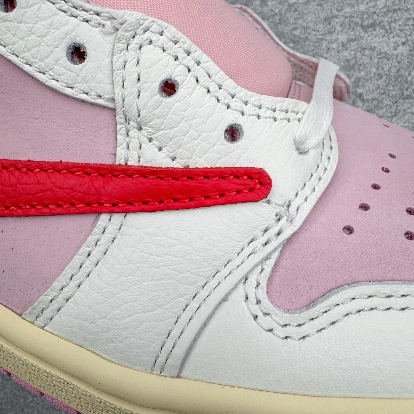 ＃LJ渠道版 Travis Scott x Air Jordan AJ1 Low OG SP TS联名倒