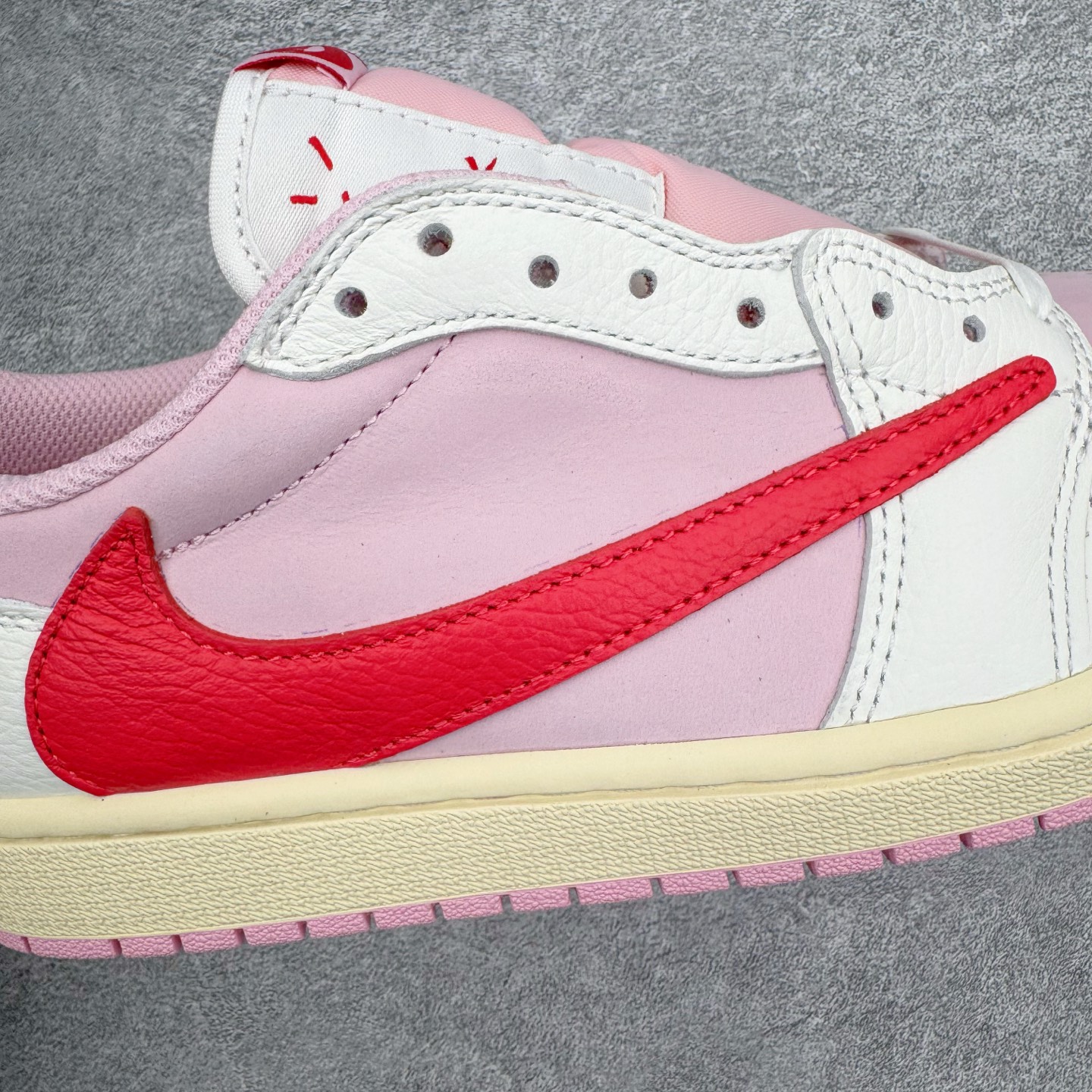 ＃LJ渠道版 Travis Scott x Air Jordan AJ1 Low OG SP TS联名倒