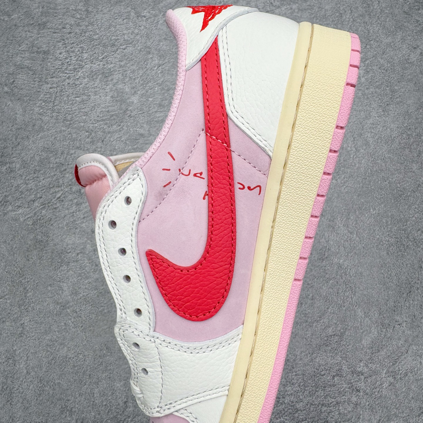 ＃LJ渠道版 Travis Scott x Air Jordan AJ1 Low OG SP TS联名倒