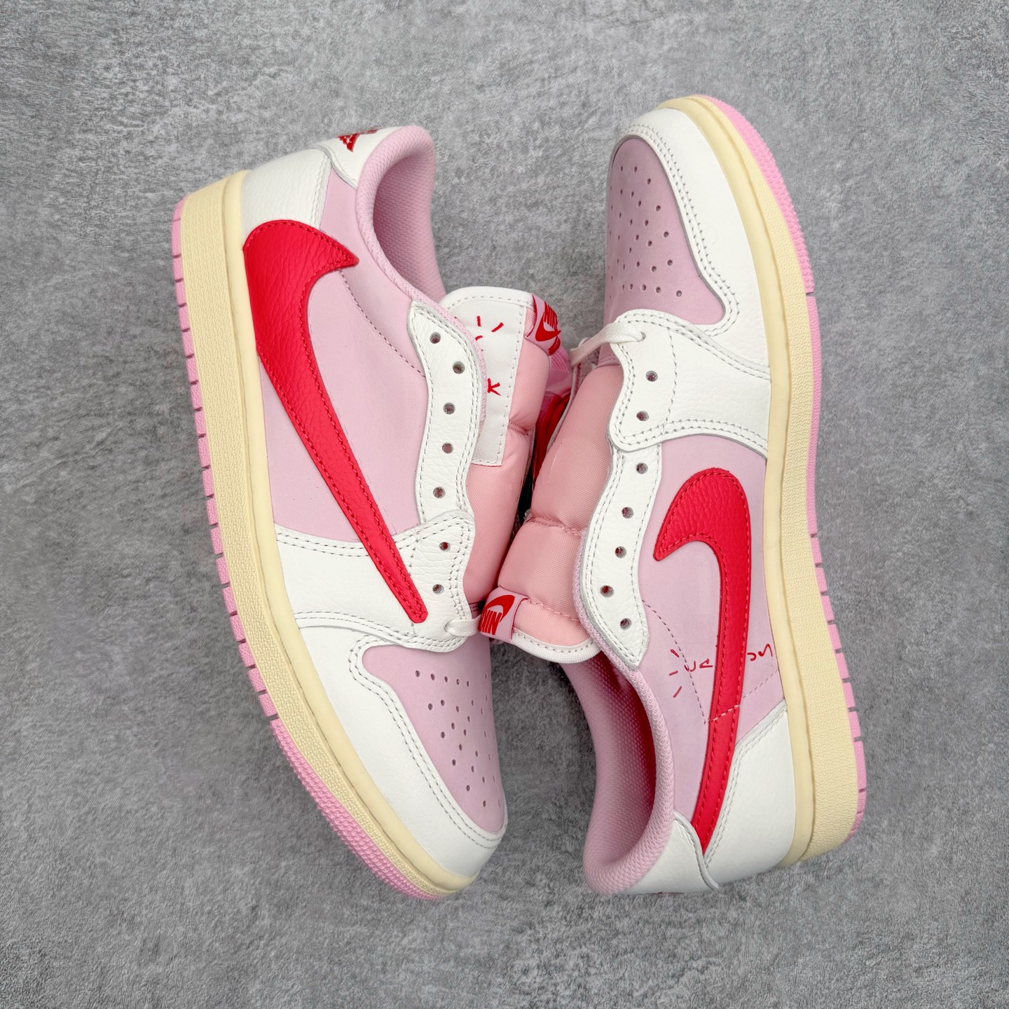 ＃LJ渠道版 Travis Scott x Air Jordan AJ1 Low OG SP TS联名倒