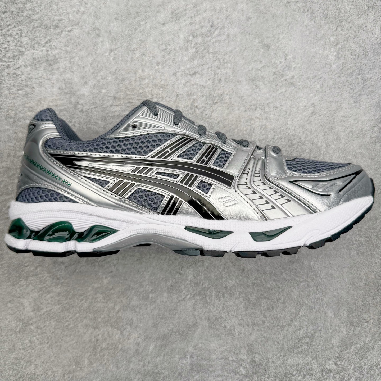 Asics Gel-Kayano K14 亚瑟士系列复古舒适织物合成革减震防滑耐磨低帮休闲跑步鞋 市场顶