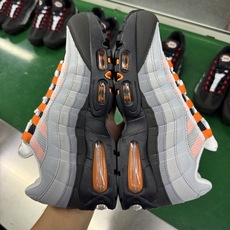 #SF外贸特供 NK Air Max 95 OG 舒适百搭耐磨低帮气垫休闲跑步鞋 男女同款 灰黑橙 HM #SF外贸特供 NK Air Max 95 OG 舒适百搭耐磨低帮气垫休闲跑步鞋 男女同款 灰黑橙 HM