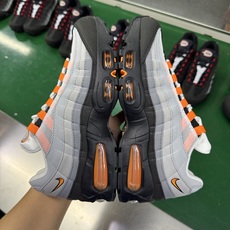 #SF外贸特供 NK Air Max 95 OG 舒适百搭耐磨低帮气垫休闲跑步鞋 男女同款 灰黑橙 HM #SF外贸特供 NK Air Max 95 OG 舒适百搭耐磨低帮气垫休闲跑步鞋 男女同款 灰黑橙 HM