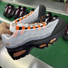 #SF外贸特供 NK Air Max 95 OG 舒适百搭耐磨低帮气垫休闲跑步鞋 男女同款 灰黑橙 HM #SF外贸特供 NK Air Max 95 OG 舒适百搭耐磨低帮气垫休闲跑步鞋 男女同款 灰黑橙 HM