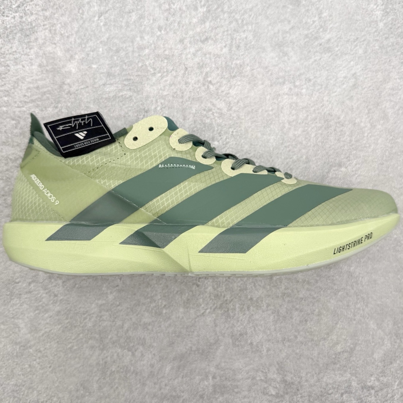 AD Adizero Adios 9 马拉松竞速专业跑鞋 JS3151 CELERMESH针织网面非常轻
