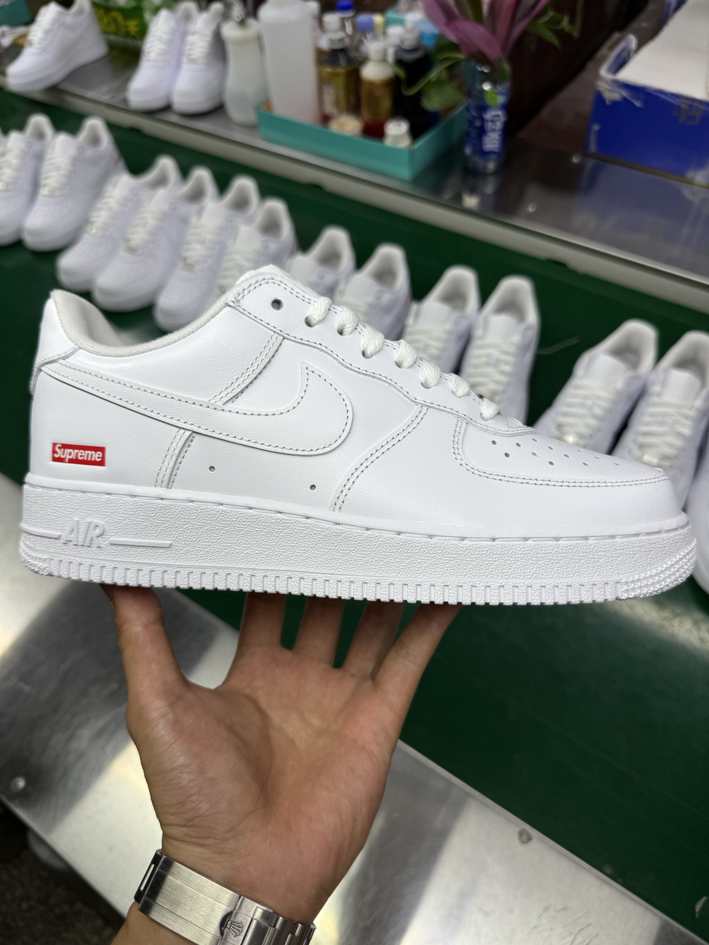 ＃SF外贸特供 Supreme x NK AIR Force 1 Low 空军一号联名 白红 CU922