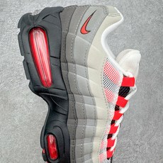 #SF外贸特供 NK Air Max 95 OG 舒适百搭耐磨低帮气垫休闲跑步鞋 男女同款 灰黑红 HM #SF外贸特供 NK Air Max 95 OG 舒适百搭耐磨低帮气垫休闲跑步鞋 男女同款 灰黑红 HM