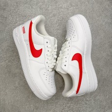 #SF外贸特供 Supreme x NK AIR Force 1 Low 空军一号联名 红白 CU922 #SF外贸特供 Supreme x NK AIR Force 1 Low 空军一号联名 红白 CU922