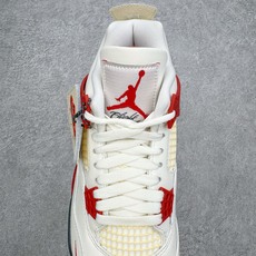 #KZ神版 Nigel Sylvester x Jordan Air Jordan AJ4 联名白砖红 #KZ神版 Nigel Sylvester x Jordan Air Jordan AJ4 联名白砖红