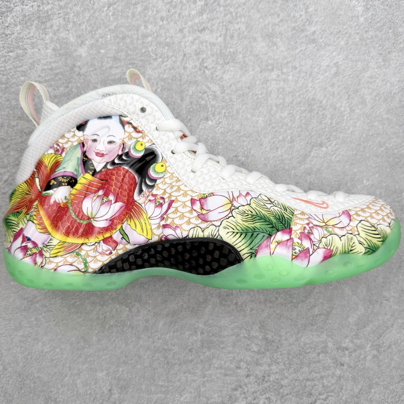 NK Air Foamposite Pro 天津喷2.0 IR2078-100 莞产原底面 公司渠道同模