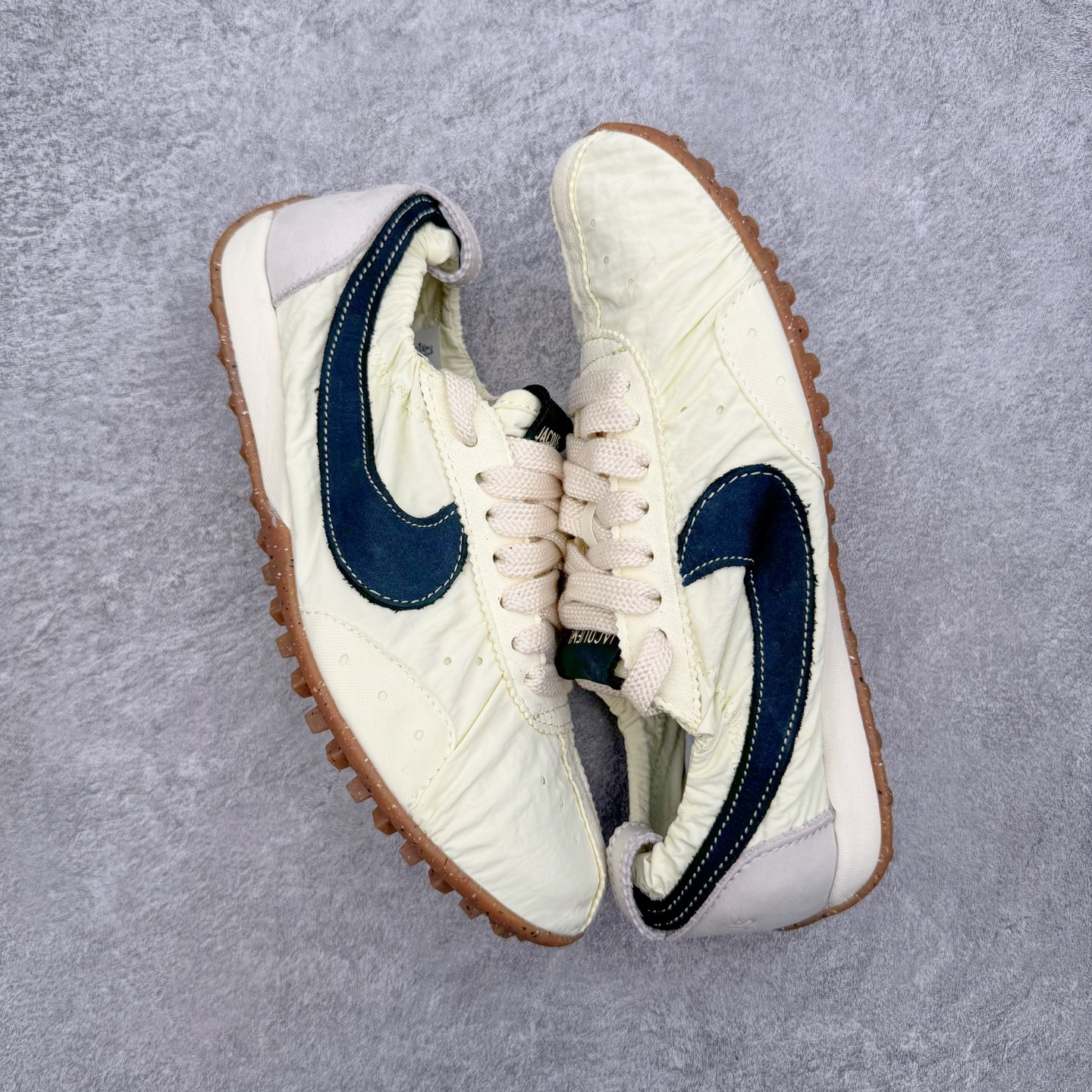 ＃PK纯原 Jacquemus x NK Moon Shoe SP 华夫联名款街头风网红薄底低帮生活休闲