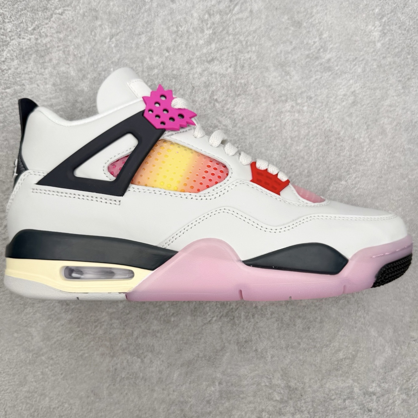 ＃K版纯原 Air Jordan AJ4 “Comic”漫画白粉 货号：IO2362-100 全套原纸板