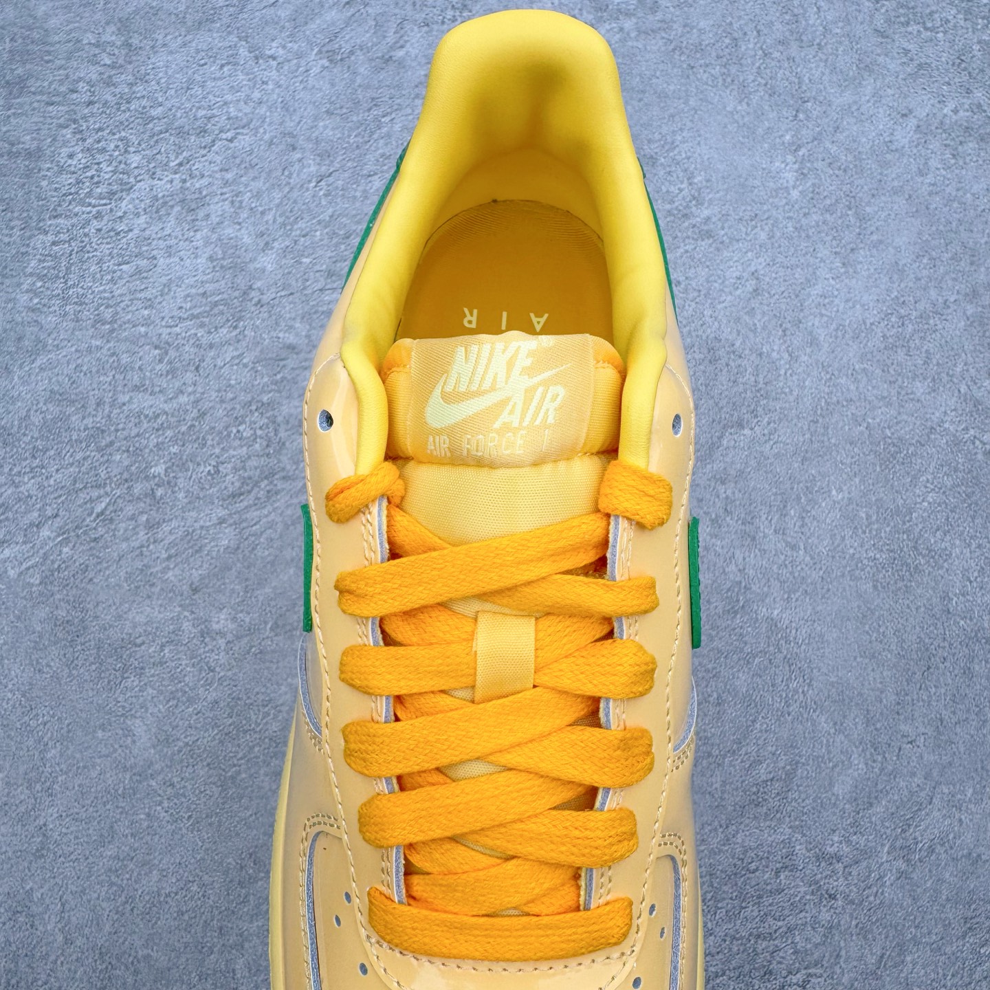 ＃SF外贸特供 NK AIR Force 1 Low 空军一号漆皮 黄玉 IO4489-700 独家全新