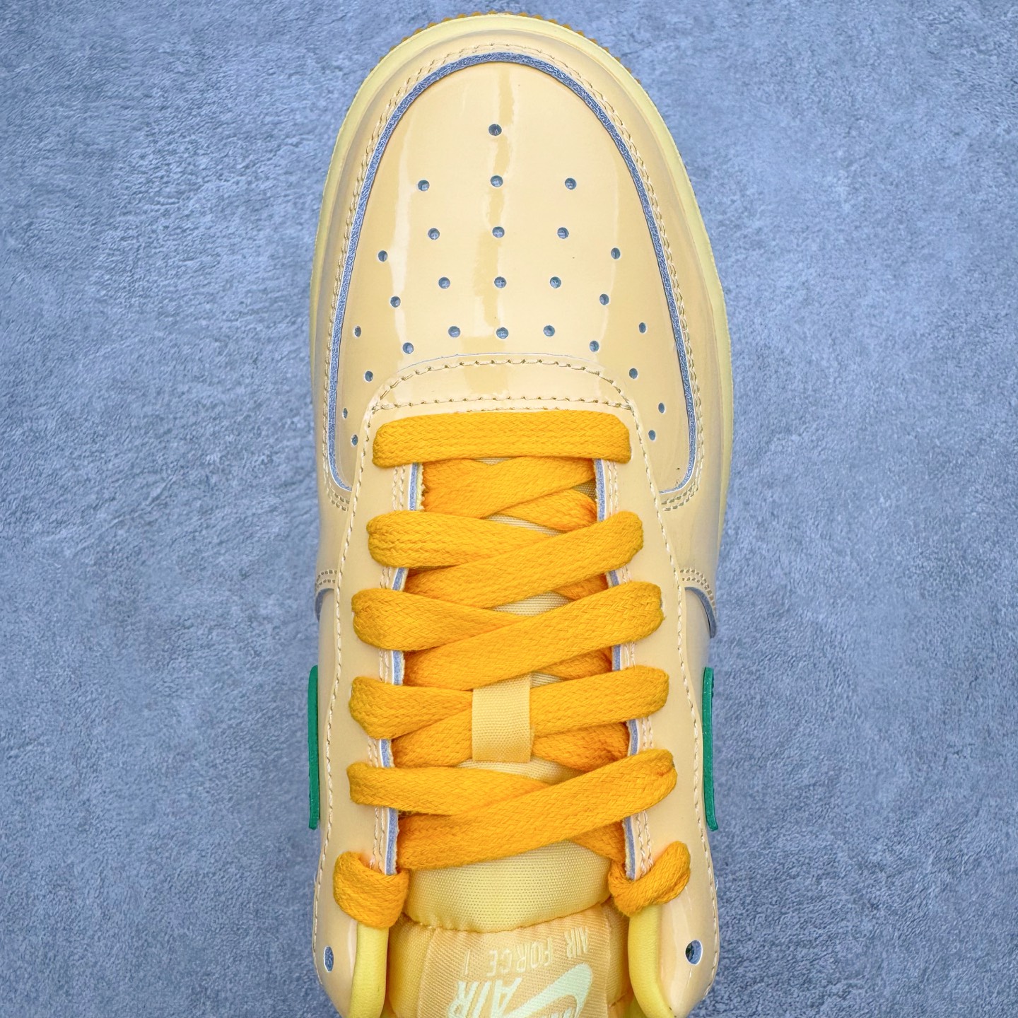 ＃SF外贸特供 NK AIR Force 1 Low 空军一号漆皮 黄玉 IO4489-700 独家全新