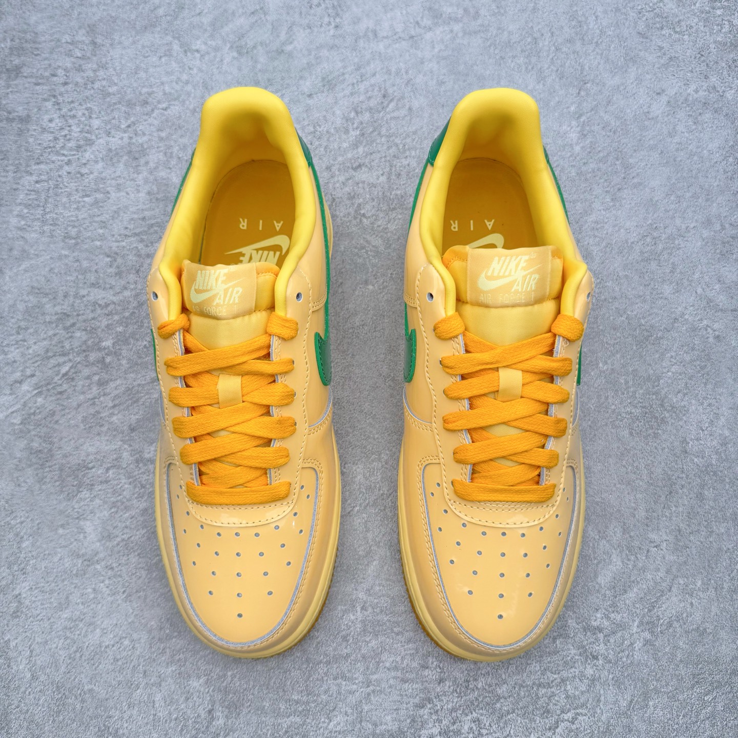 ＃SF外贸特供 NK AIR Force 1 Low 空军一号漆皮 黄玉 IO4489-700 独家全新