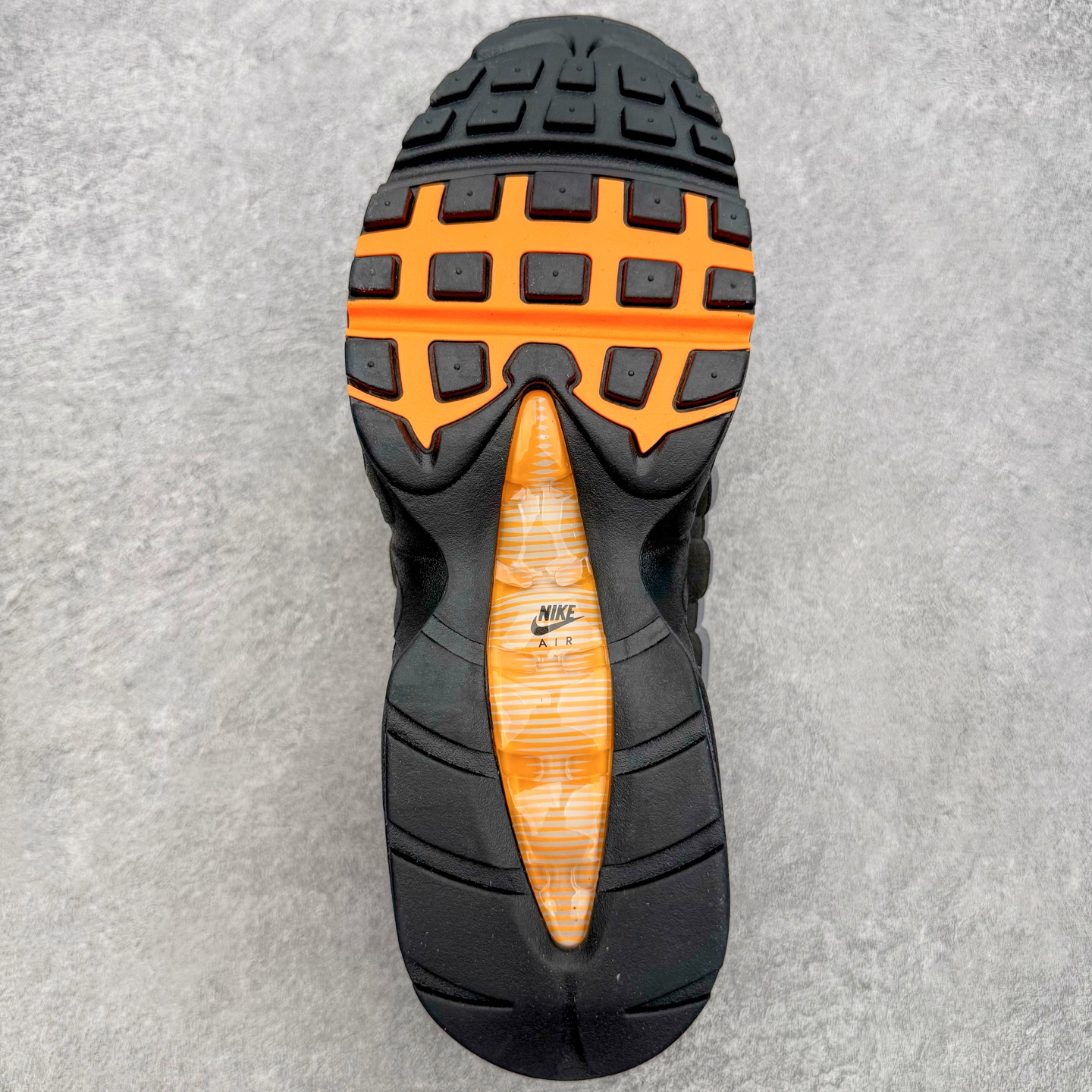 #SF外贸特供 NK Air Max 95 OG 舒适百搭耐磨低帮气垫休闲跑步鞋 男女同款 灰黑橙 HM #SF外贸特供 NK Air Max 95 OG 舒适百搭耐磨低帮气垫休闲跑步鞋 男女同款 灰黑橙 HM