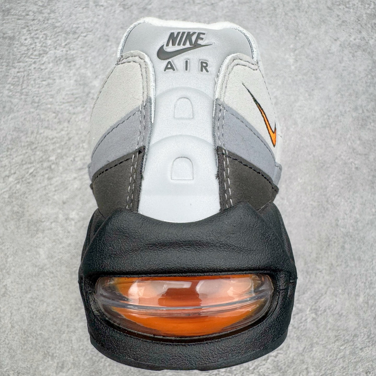 #SF外贸特供 NK Air Max 95 OG 舒适百搭耐磨低帮气垫休闲跑步鞋 男女同款 灰黑橙 HM #SF外贸特供 NK Air Max 95 OG 舒适百搭耐磨低帮气垫休闲跑步鞋 男女同款 灰黑橙 HM