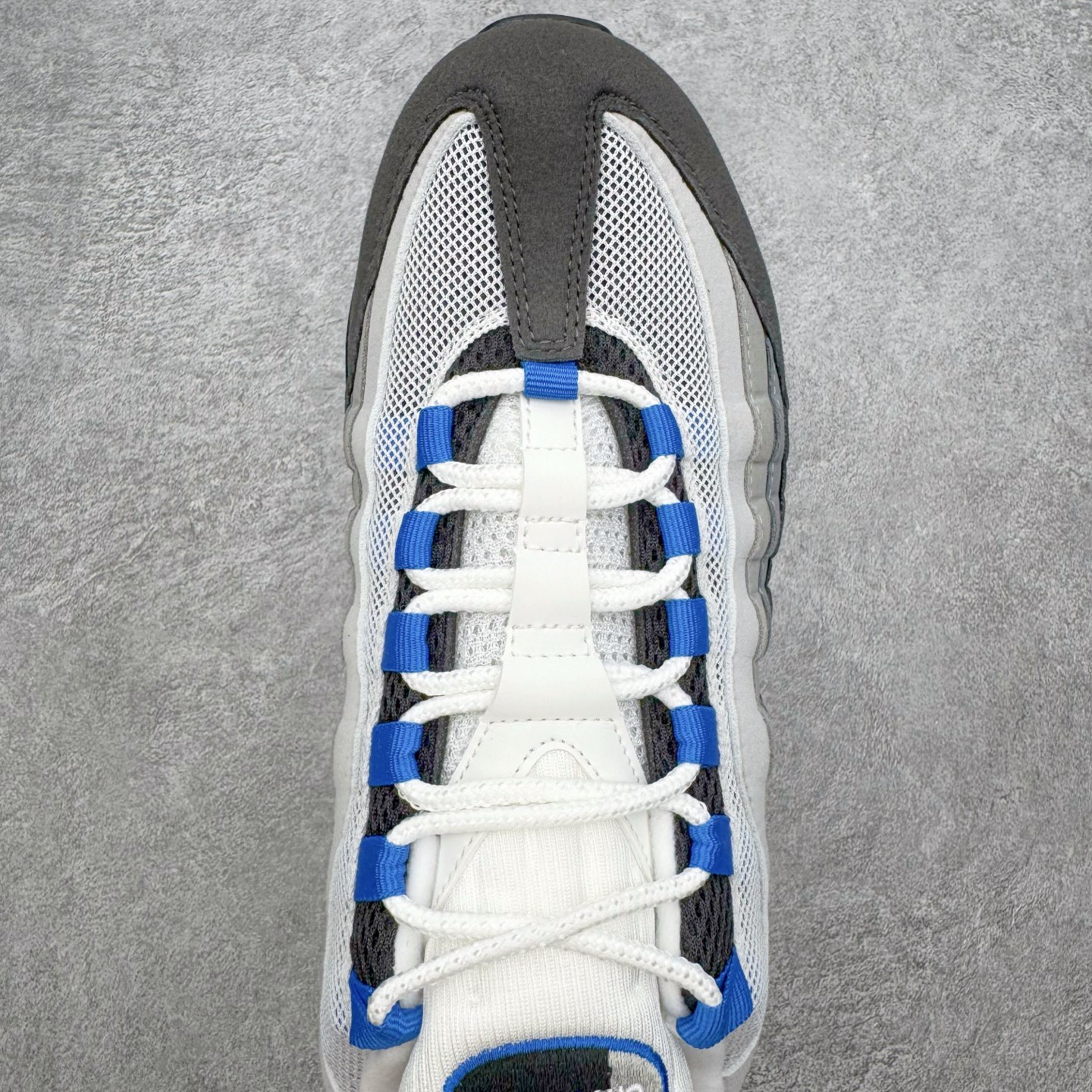 ＃SF外贸特供 NK Air Max 95 OG 舒适百搭耐磨低帮气垫休闲跑步鞋 男女同款 灰黑蓝 IM