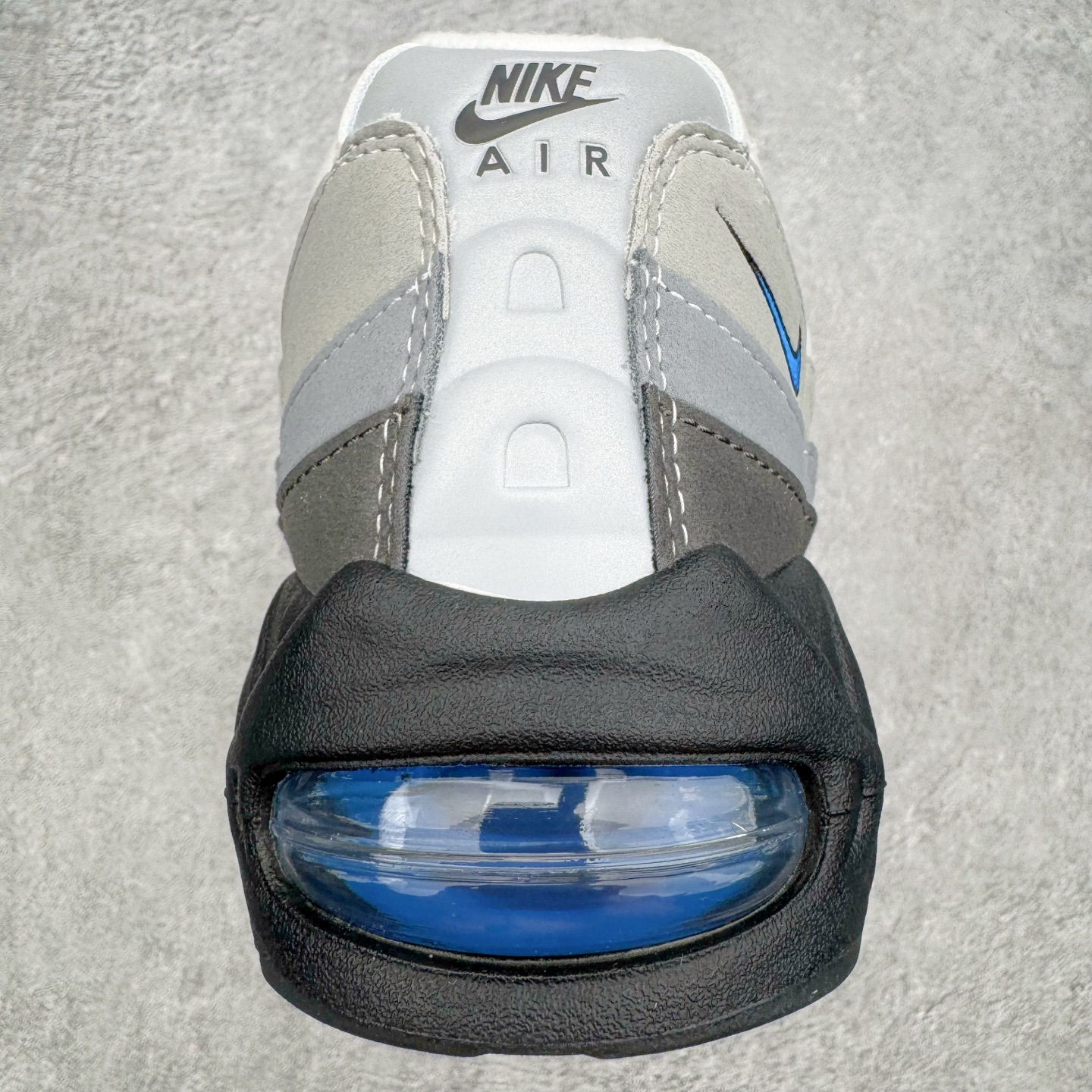 ＃SF外贸特供 NK Air Max 95 OG 舒适百搭耐磨低帮气垫休闲跑步鞋 男女同款 灰黑蓝 IM