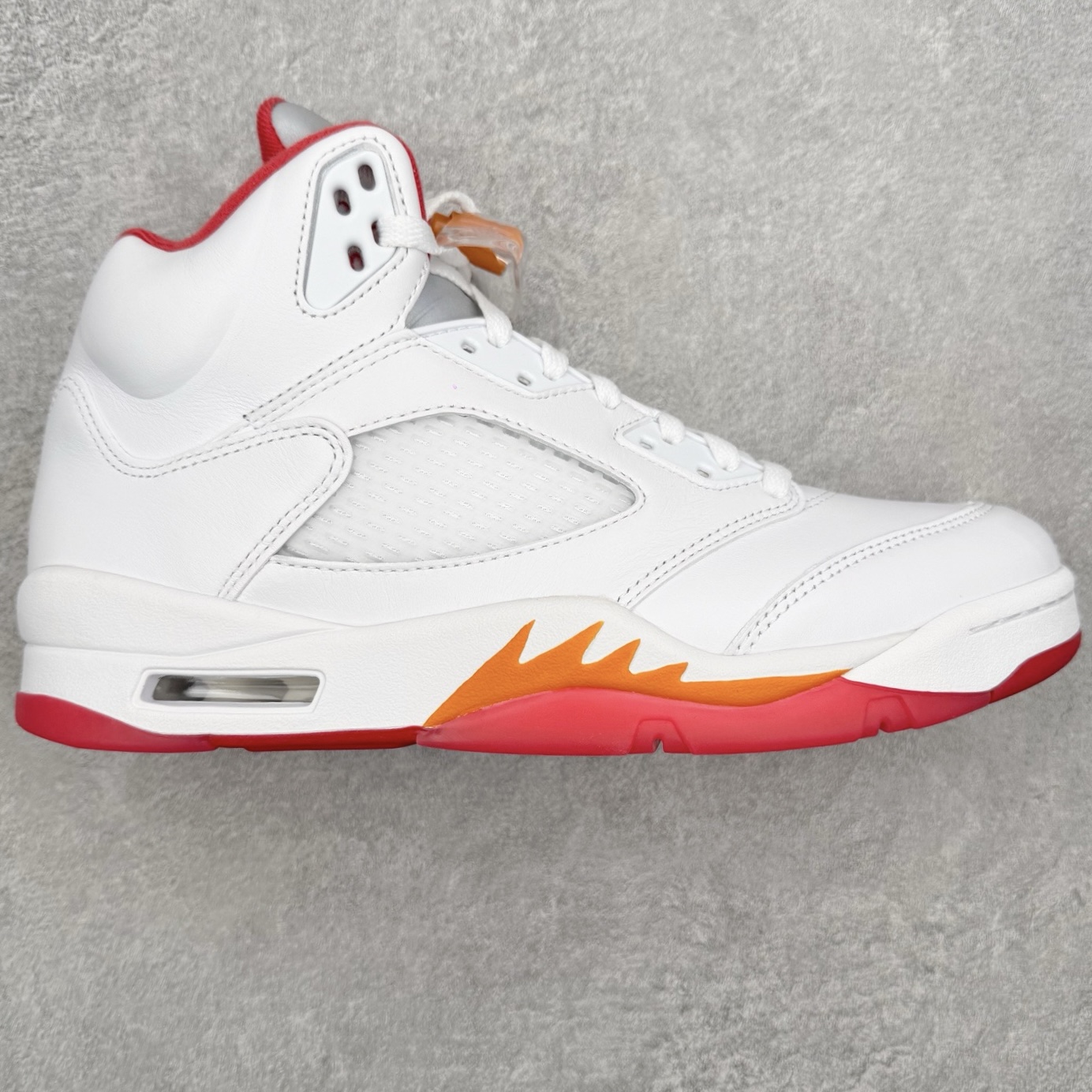 ＃OG纯原 Air Jordan AJ5 OG 白红 IV5678-102 SZ原厂全套原楦原纸板磨具开