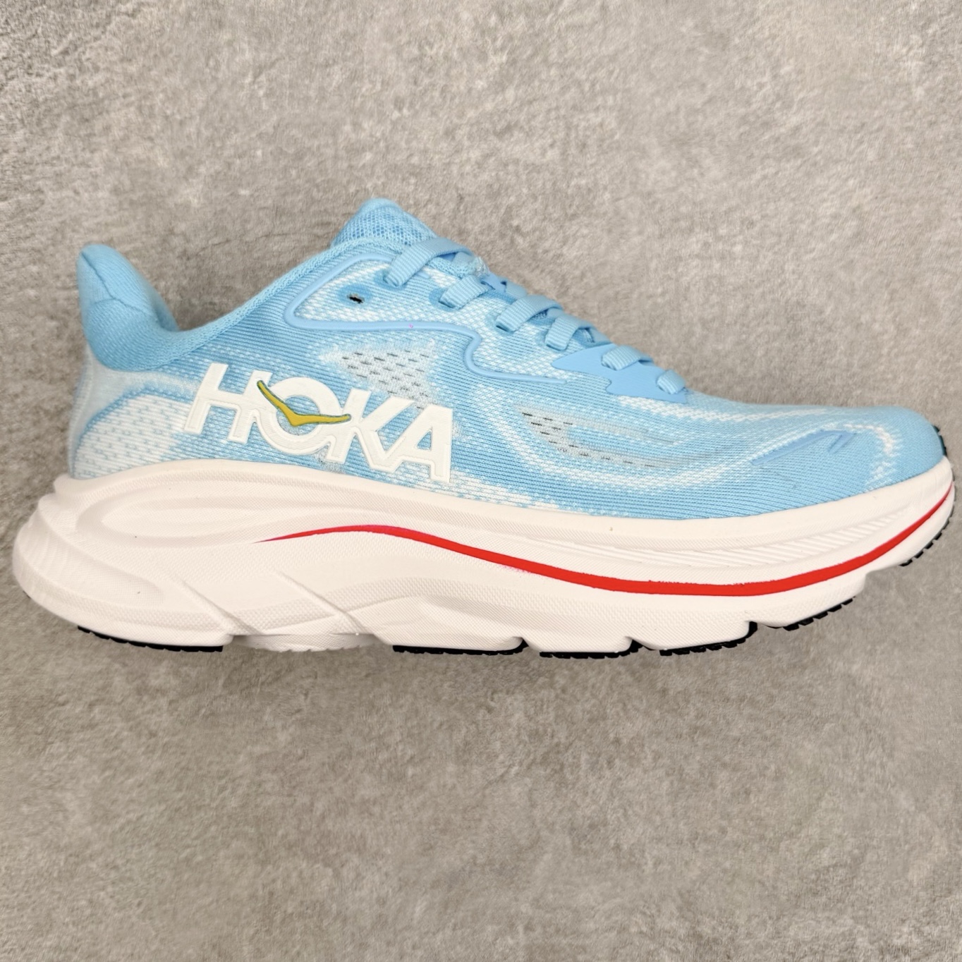 HOKA ONE ONE Clifton 克里夫顿10代专业性能减震公路跑步鞋 轻盈透气的针织网面和纱线