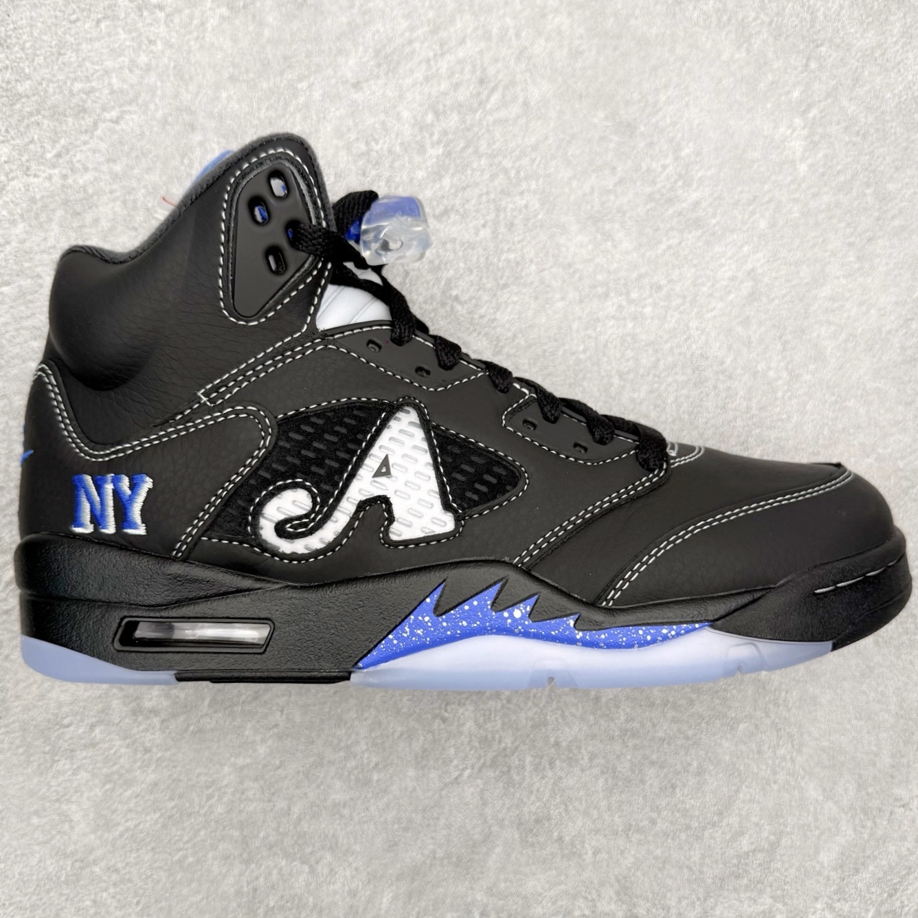 Awake NY x Air Jordan AJ5 联名黑蓝 DV4982-004 圈内顶级系列 恪守真
