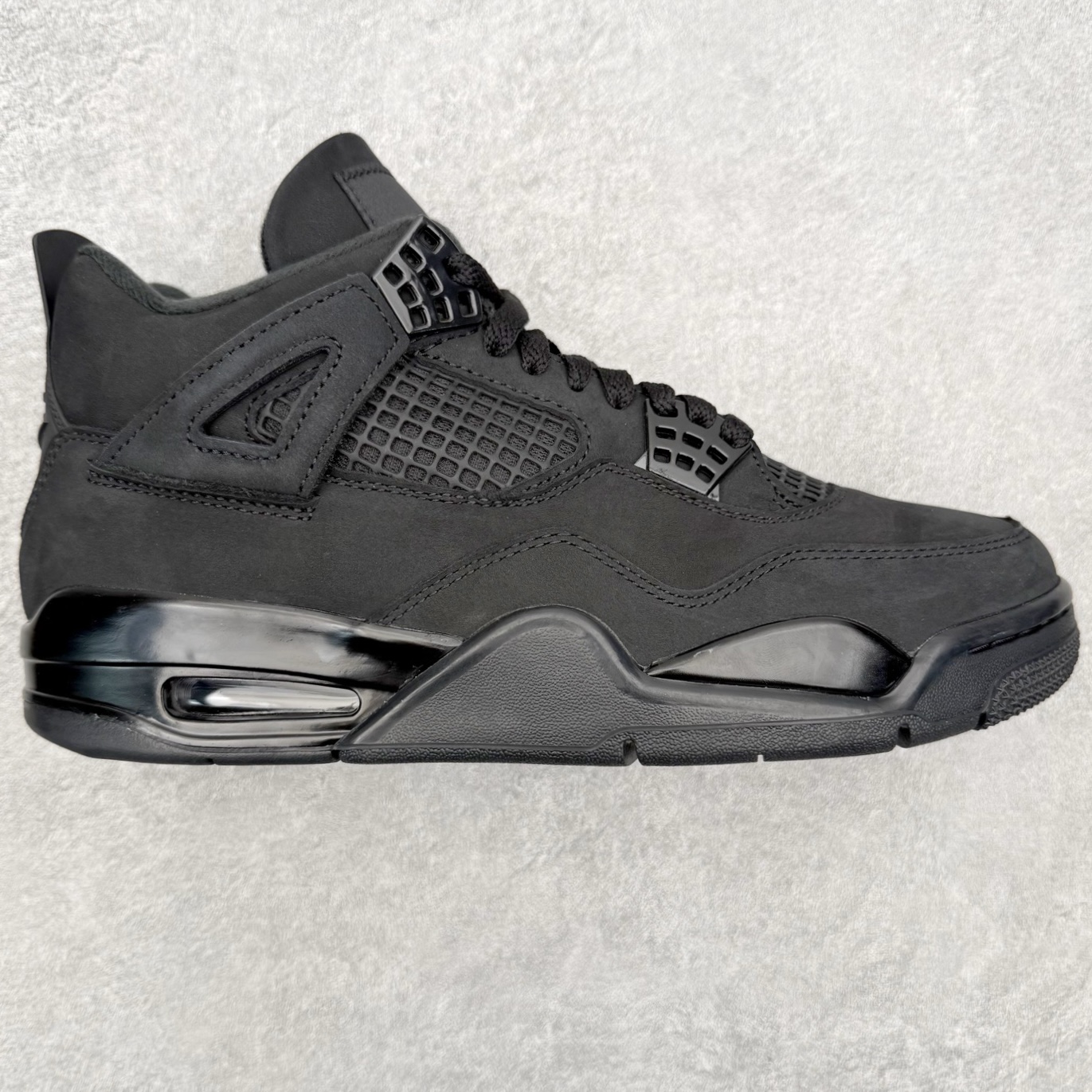 Air Jordan AJ4 Retro 新黑猫 2025 FV5029-010 第一梯队最新批次 细节