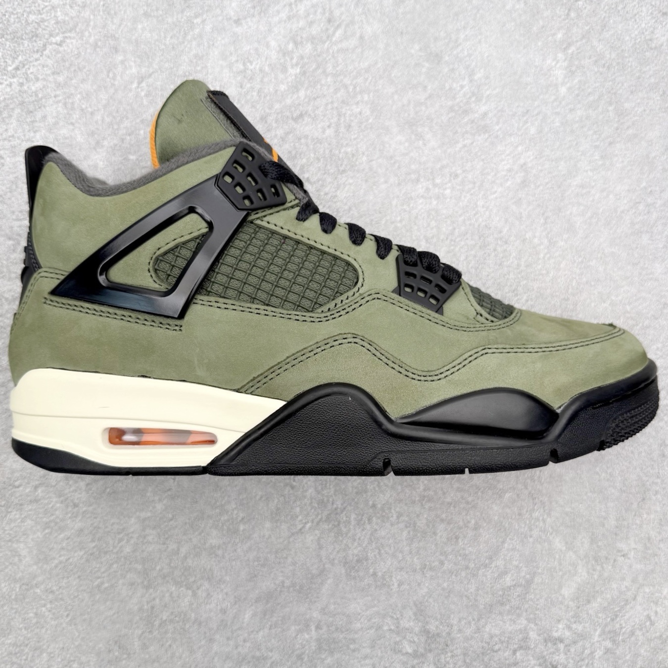 UNDEFEATED x Air Jordan AJ4 联名军绿黑 IB1519-200 第一梯队最新批