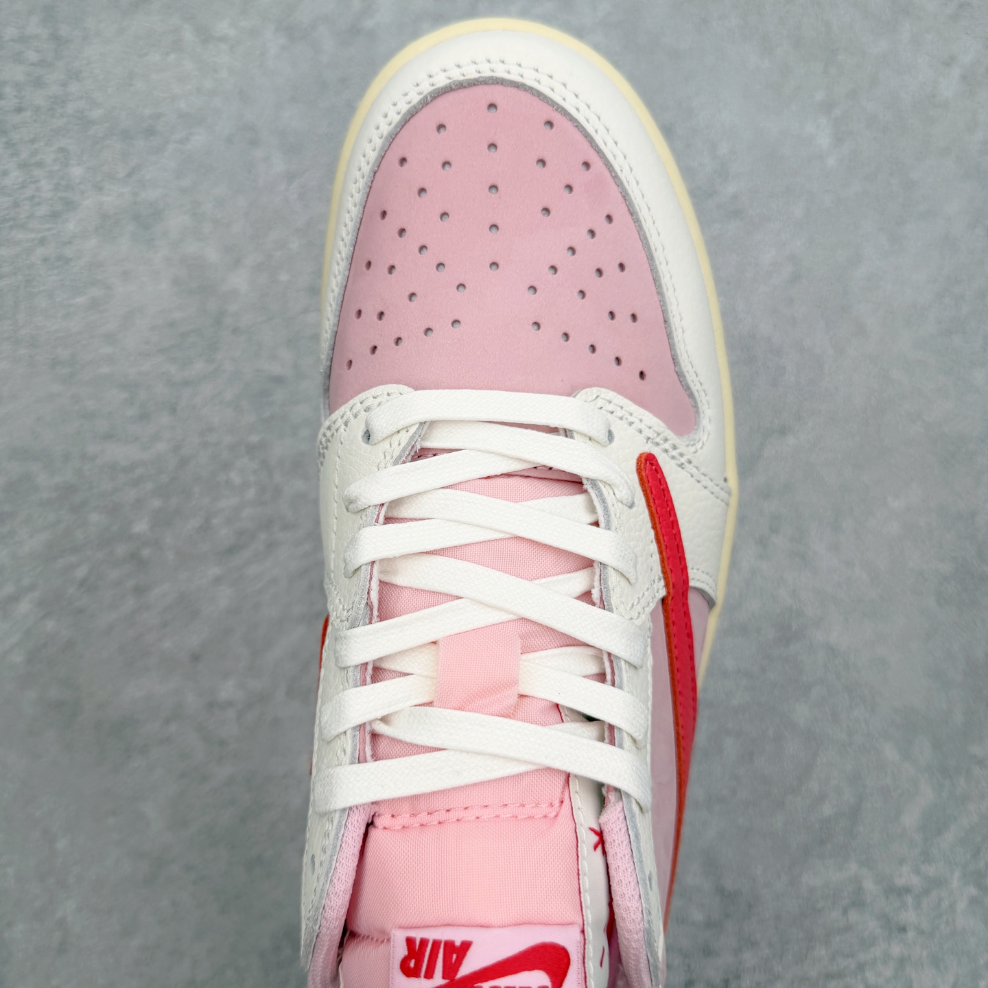 Travis Scott x Air Jordan AJ1 Low OG SPTS联名倒钩低帮 粉红 I